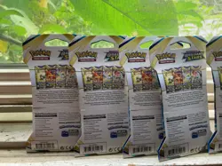 Pokemon TCG Brilliant Stars Sleeved Booster Packs - Lot of 8 Complete Art Bundle - Image 2