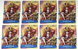 Money D Luffy King P-043 2nd Anniversary Stamped Convention Promo Card Lot x8 - Image 1