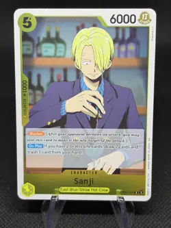 One Piece CCG Sanji Anime 25th Collection R Foil Card EB02-054 NM - Image 1