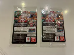 2 (Lot of 2) One Piece CCG Monkey.D.Luffy Promo Card US Voyage 5000 Sealed - Image 2