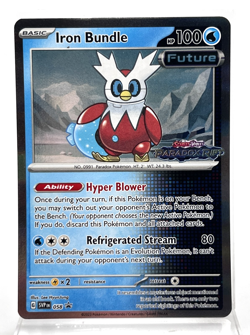 Iron Bundle Holo SVP 058 Pokemon Card Promo Paradox Rift Stamped LP - Image 1