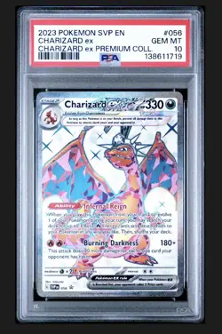 Charizard ex 056 Sv: Scarlet & Violet Promo Cards Holo PSA 10 - Image 1