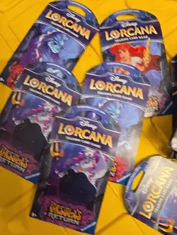 Disney 29Pk Lorcana Trading Card Game Ursula's Return Booster Pack TCG 26packs - Image 2