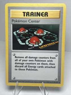 LP Pokemon Center Shadowless 85/102 Base Set AUTHENTIC Pokemon Card - Image 1