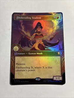 Firebending Student (Showcase) - Avatar: The Last Airbender Foil + Bonus Card!!! - Image 1