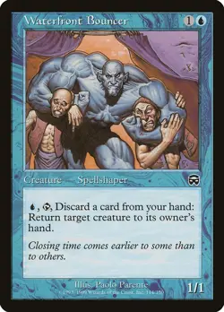 Mercadian Masques Waterfront Bouncer MTG Magic the Gathering NM - Image 1