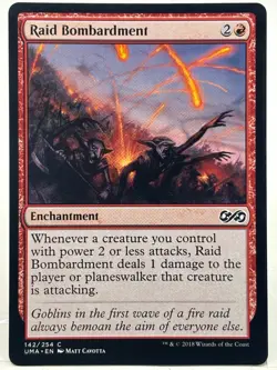 Raid Bombardment NM/M* Ultimate Masters ENGLISH 142/254 mtg -UnltdCards - Image 1