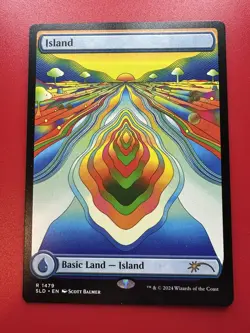 1x The Strange Sands: Island NON-Foil Secret Lair MTG - Image 1