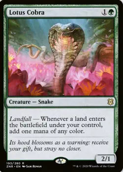 X 1 Lotus Cobra NM-M Zendikar Rising 193 MTG Magic The Gathering - Image 1
