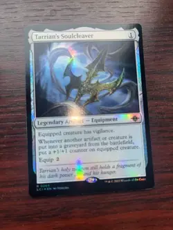 1x FOIL TARRIAN'S SOULCLEAVER - Ixalan - MTG Magic the Gathering - Image 1