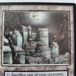Magic the Gathering (MTG): The Dark (1994) - City of Shadows/Rare #116 - Image 3
