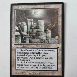 Magic the Gathering (MTG): The Dark (1994) - City of Shadows/Rare #116 - Image 5