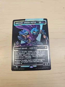 MTG: Shredder, Shadow Master (Borderless) (Surge Foil) - TMNT - Image 1
