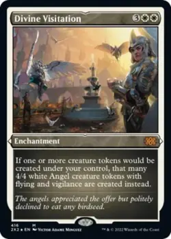 Divine Visitation (Foil Etched) -Foil Near Mint MTG Double Masters 2022 - Image 1