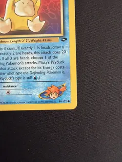 Misty's Psyduck 90/132 - Gym Challenge - VINTAGE WOTC POKEMON CARD - NM - Image 5