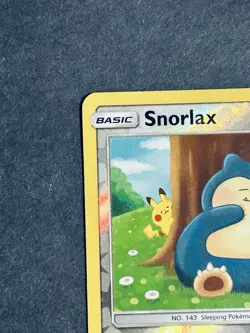 Snorlax 158/214 Sm-Unbroken Bonds Reverse Holo Pokemon Card LP - Image 4