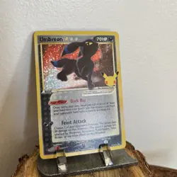 Pokemon Umbreon Star 17/17 Celebrations Classic Collection Holo Card English - Image 1