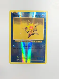 Staryu 30/108 XY Evolutions Reverse Holo Pokemon Card - NM - Image 1