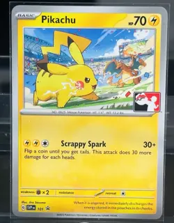 Pikachu Promo SV: Scarlet & Violet Promo Cards 101 NM Pokemon Card - Image 1