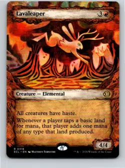 Magic the Gathering Showcase Lavaleaper Lorwyn Eclipsed MTG Free Shipping! - Image 1