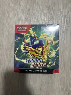 Pokemon TCG: Sword & Shield Crown Zenith Booster Bundle - New/Sealed 820650858963 - Image 1