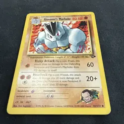 Pokemon TCG Giovanni's Machoke Gym Challenge 42/132 Regular LP - Image 2