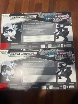 Pokemon TCG (2) Black Bolt & White Flare Unova Heavy Hitters Premium Collection - Image 2
