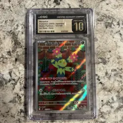 CGC Pokemon Maractus Battle Partners 101/100 Art Rare AR Holo CGC Pristine 10 - Image 1