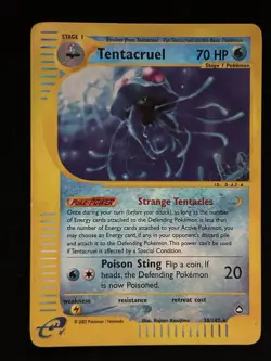 Pokemon Tentacruel Aquapolis Reverse Holo Rare 038/147 2002 Card - Image 1