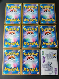 Pokemon card Bulk lot Mew 091/PCG-P Zapdos Moltres Deck Box Japanese BW fym23-0 - Image 3