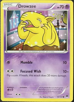 Drowzee 50/122 Breakpoint Regular - Pokemon Card - Image 1
