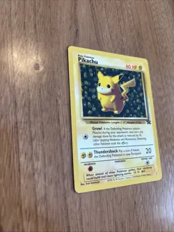 Pokemon Pikachu Promo Basic #1 Black Star Never Played - Image 2
