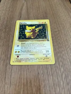 Pokemon Pikachu Promo Basic #1 Black Star Never Played - Image 3