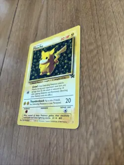 Pokemon Pikachu Promo Basic #1 Black Star Never Played - Image 4
