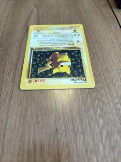 Pokemon Pikachu Promo Basic #1 Black Star Never Played - Image 5