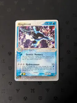 Kingdra ex 92/97 Rare E-Card, E-Reader Series EX Dragon Pokemon Card Holo - Image 1