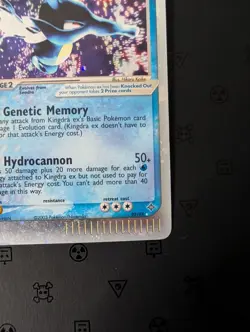 Kingdra ex 92/97 Rare E-Card, E-Reader Series EX Dragon Pokemon Card Holo - Image 4