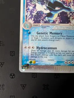 Kingdra ex 92/97 Rare E-Card, E-Reader Series EX Dragon Pokemon Card Holo - Image 5