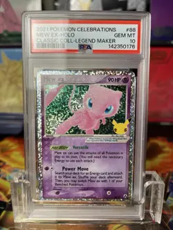 Pokemon PSA 10 Mew EX Holo Celebrations Classic Collection - Image 1