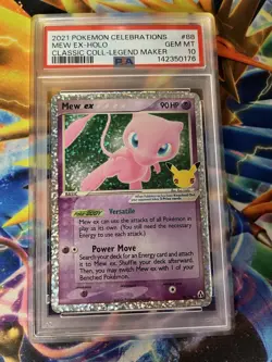Pokemon PSA 10 Mew EX Holo Celebrations Classic Collection - Image 3