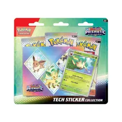 Pokemon Prismatic Evolutions Tech Sticker Collection - Leafeon - Image 1