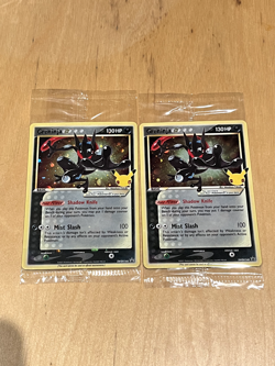 Pokemon Factory Sealed Gold Star Greninja Celebrations 25th Anniversary x 2 - Image 1