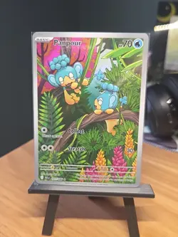 Panpour Black Bolt Illustration Pokemon TCG 101/086 New Mint Condition - Image 1