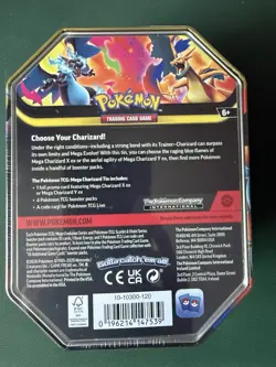 Pokemon TCG Mega Charizard x EX Tin Factory Sealed Brand New Sealed - Image 2