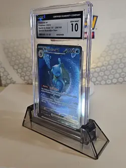 Gem Mint 10 Blastoise ex SIR 200/165 Pokemon TCG 151 S&V 2023 FullArt 🎨✨ Swirl - Image 2