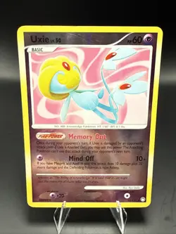 Pokemon Uxie 18/123 Mysterious Treasures Reverse Holo Rare - Image 2