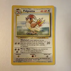 Pokemon TCG Pidgeotto Base Set 22/102 60 HP Uncommon English - Image 1