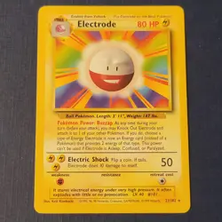 Pokemon Electrode 21/102 Base Set Regular Moderately Played *FREE SHIPPING* - Image 1
