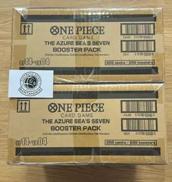 ONE PIECE TCG The Azure Sea's Seven OP14 - 2xBooster Box Case - ENGLISH VERSION - Image 1