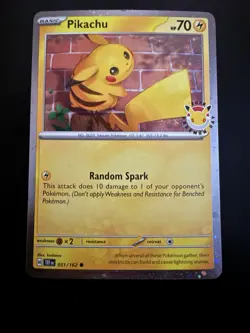 Pikachu (Pokemon Day 2026) 051/162 Miscellaneous Cards & Products Holo - Image 1